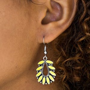 Fabulous yellow earrings!